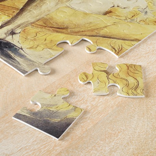 William Blake Red Dragon Puzzle Legpuzzel (Zijkant)