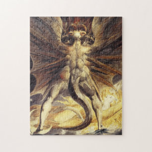 William Blake Red Dragon Puzzle Legpuzzel