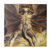William Blake Red Dragon Tile Tegeltje (Voorkant)