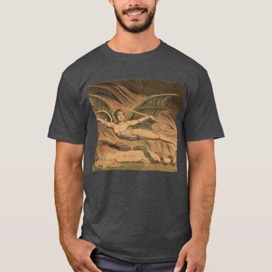 William Blake - Satan triomferend over Eva T-shirt (Voorkant)
