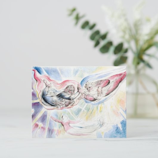 William Blake St Peter en St James met Dante Briefkaart (Staand voorkant)