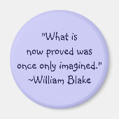 William Blake stelde Quote voor Magneet (Voorkant)