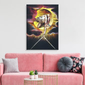 William Blake The Ancient of Days Painting Canvas Afdruk (Insitu (Woonkamer))