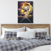 William Blake The Ancient of Days Painting Canvas Afdruk (Insitu (Slaapkamer))