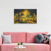 William Blake | The Last Supper, 1799 (tempera on Canvas Afdruk (Insitu (Woonkamer))