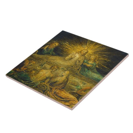 William Blake | The Last Supper, 1799 (tempera on Tegeltje (Zijkant)