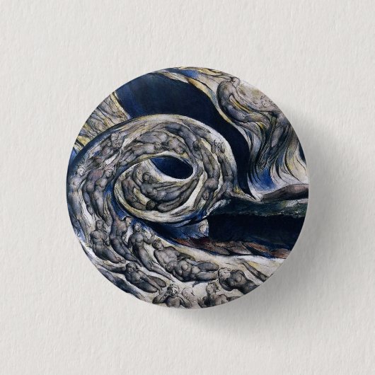 William Blake The Lovers Whirlwind Button (Voorkant)