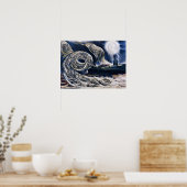 William Blake The Lovers Whirlwind Poster (Keuken)