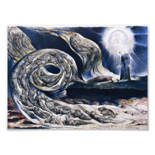 William Blake The Lovers Whirlwind Print Foto Afdruk (Voorkant)