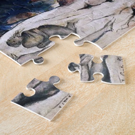 William Blake The Lovers Whirlwind Puzzle Legpuzzel (Zijkant)