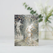 William Blake The Temptation and Herfst of Eve Briefkaart (Staand voorkant)