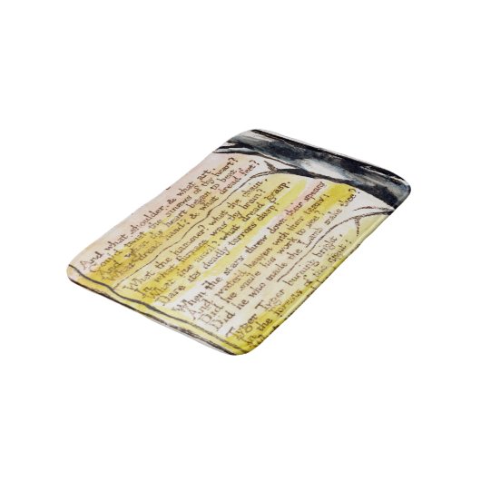 William Blake | "The Tyger", bord 36 (Bentley 42) Badmat (Gekanteld)