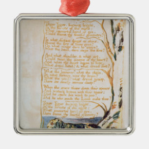 William Blake   The Tyger, van Sangen of Innocence Metalen Ornament
