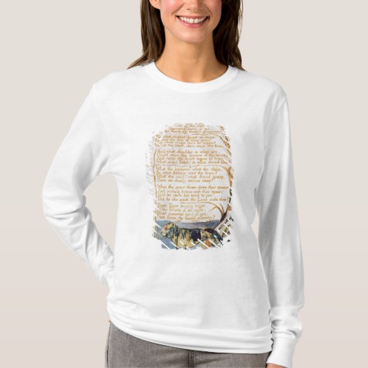 William Blake | The Tyger, van Sangen of Innocence T-shirt (Voorkant)