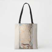 William Blake Tyger Tyger Burning Bright Poem Tas (Voorkant)