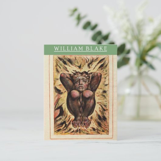William Blake Urizen Briefkaart (Staand voorkant)
