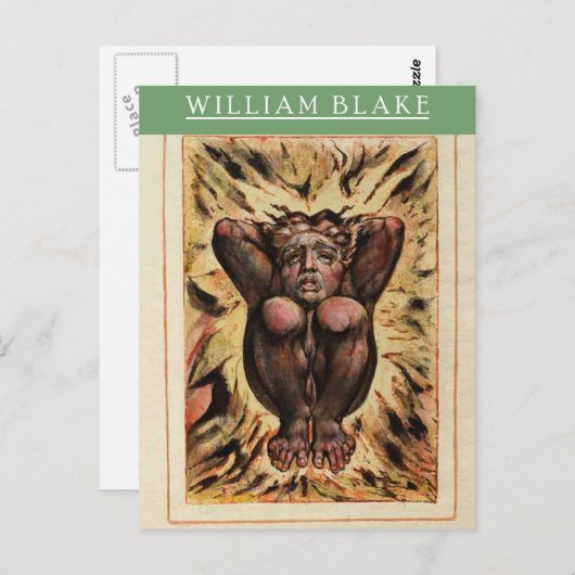 William Blake Urizen Briefkaart (Voorkant / Achterkant)