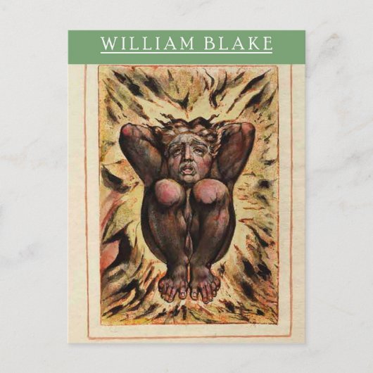 William Blake Urizen Briefkaart (Voorkant)