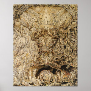 William Blake: Visie op het laatste vonnis Poster
