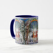 William Blake: Voor de goddelijke troon Mok (Voorkant links)