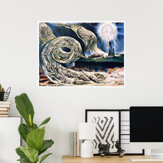 William Blake: Whirlwind of Lovers Poster (Thuiskantoor)