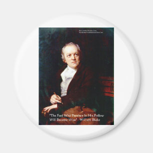 William Blake "Word Wijs" Wijsheid Quote Magneet
