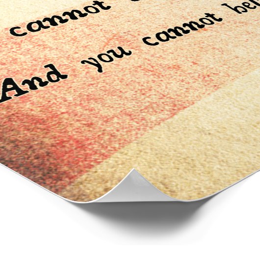 William Boetcker Quote Poster (Hoek)