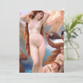 William Bouguereau - De geboorte van Venus 1879 Kaart (Staand voorkant)