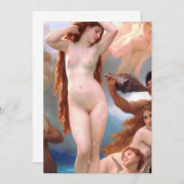 William Bouguereau - De geboorte van Venus 1879 Kaart (Voorkant / Achterkant)