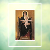 William Bouguereau Maagd en Kind Raamsticker (Vel 3)