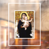 William Bouguereau Maagd en Kind Raamsticker (Vel 2)