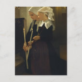 William Bouguereau - Prayer at Sainte Anne d'Auray Briefkaart (Voorkant)