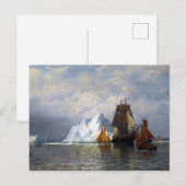 William Bradford Whaler en Geviste vaartuigen Briefkaart (Voorkant / Achterkant)