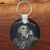 William Buffalo Bill Cody Portrait Sleutelhanger (Voorkant)