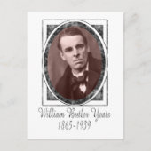 William Butler Yeats Briefkaart (Voorkant)