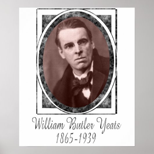 William Butler Yeats Poster (Voorkant)