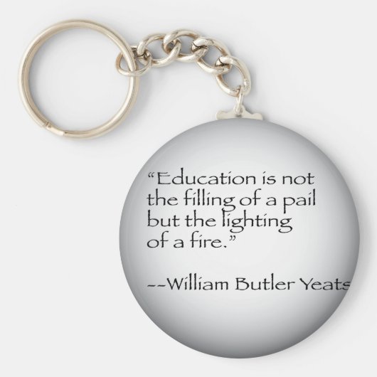 William Butler Yeats Quote Sleutelhanger (Voorkant)