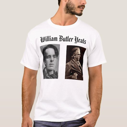 William Butler Yeats T-shirt (Voorkant)