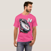 William Byron Red Racing T-shirt (Voorkant volledig)