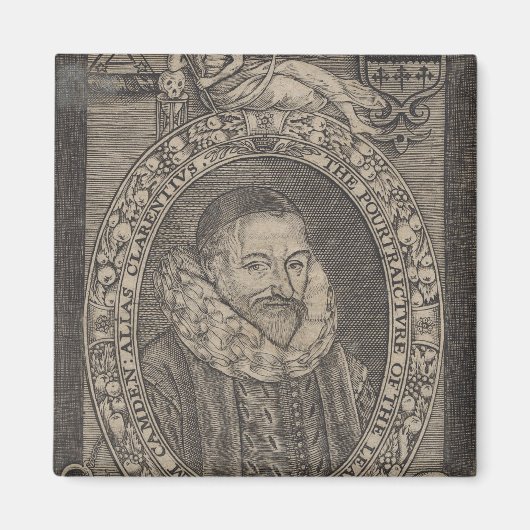 William Camden, c.1636 Magneet (Voorkant)