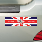 William & Catherine Bumpersticker (Op auto)