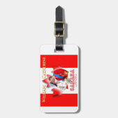 William & Catherine Canada Royal Tour Commemoratio Bagagelabel (Voorkant verticaal)