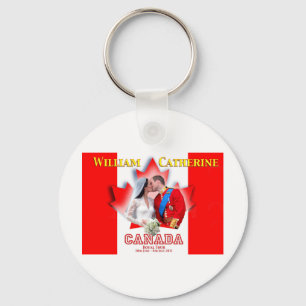 William & Catherine Canada Royal Tour Commemoratio Sleutelhanger