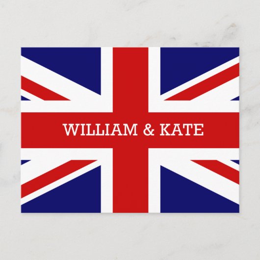 William & Catherine | De koninklijke bruiloft Briefkaart (Voorkant)