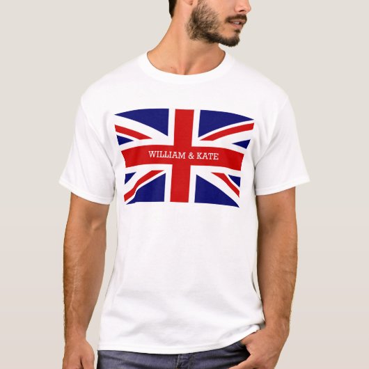 William & Catherine | De koninklijke bruiloft T-shirt (Voorkant)