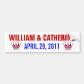William & Catherine Royal Wedding Bumpersticker (Voorkant)