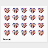 William & Catherine Royal Wedding Kiss Stickers (Vel)