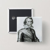 William Cavendish 1st Duke of Newcastle Vierkante Button 5,1 Cm (Voorkant /achterkant)