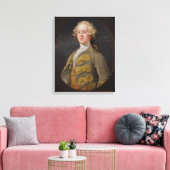 William Cavendish, Marquess of Hartington, later 4 Canvas Afdruk (Insitu (Woonkamer))