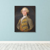 William Cavendish, Marquess of Hartington, later 4 Canvas Afdruk (Insitu (Houten vloer))